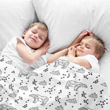 Therapy blankets bedding set North Pole