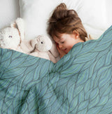 Original therapy blanket - cotton cover weave green