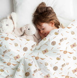 Original therapy blanket - cotton cover white with Schnatz