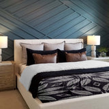 Therapy blanket bedding set with large flower