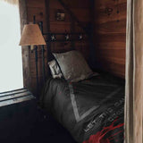 Therapy blanket bedding set, black, games.