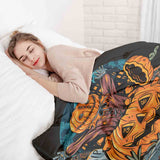 Therapy blankets bedding set Halloween pumpkin