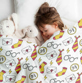 Original therapy blanket - cotton cover white magic school