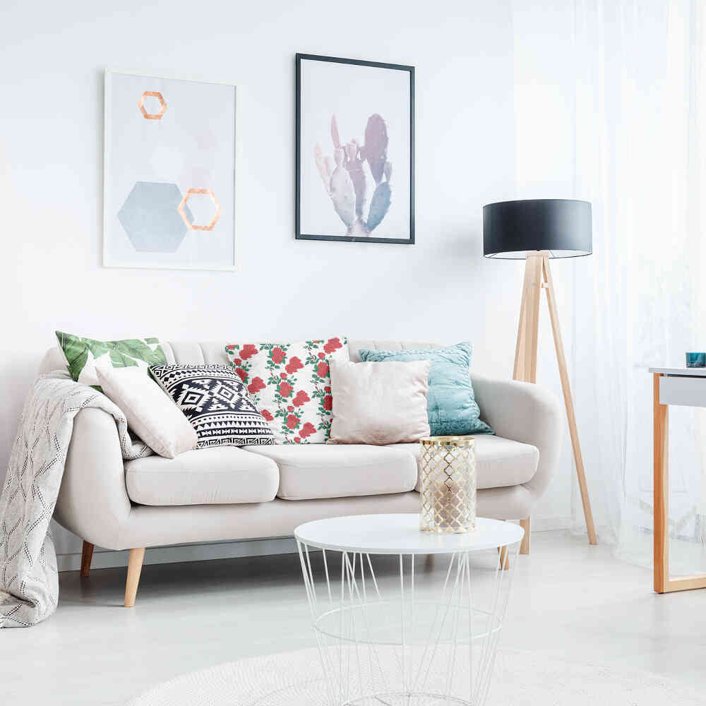 Coussin de santé blanc avec rosier