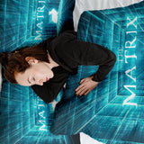 Original therapy blanket - cotton cover blue matrix