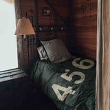 Therapy blankets bedding set green 456