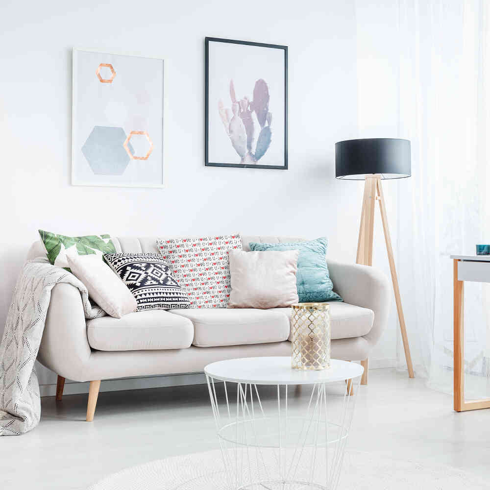 Coussin de santé blanc Love U