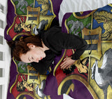 Original therapy blanket - cotton cover Hogwarts houses