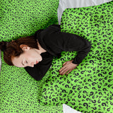 Original therapy blanket - light green cotton cover with question mark