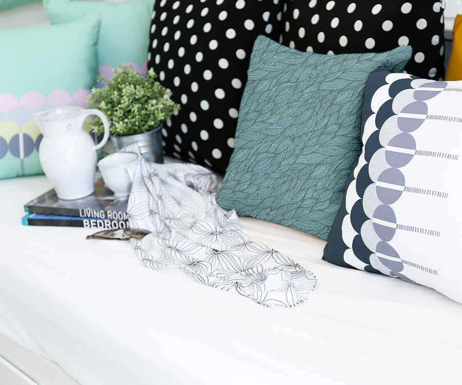 Health pillow mesh green