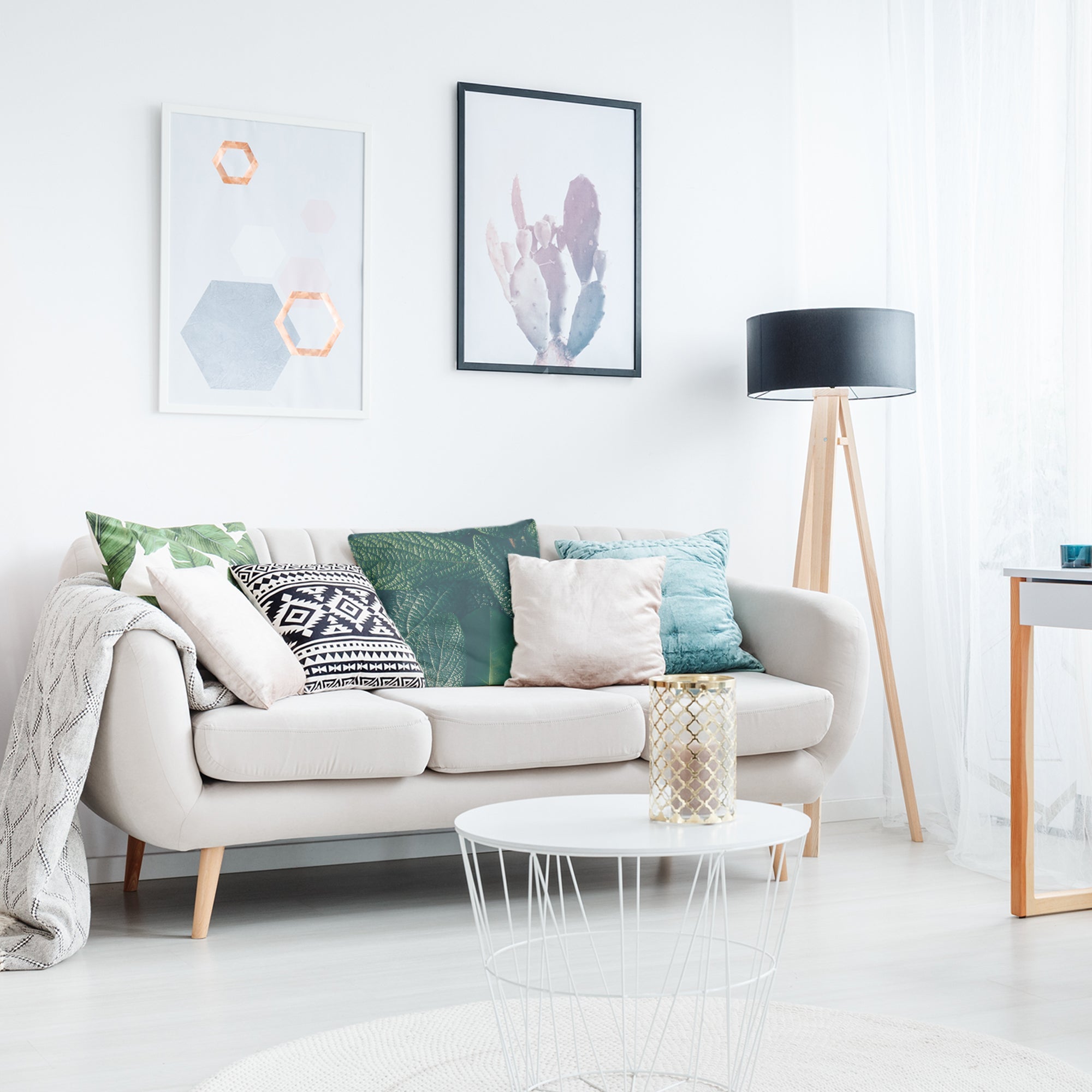 Coussin de santé Feuilles vertes