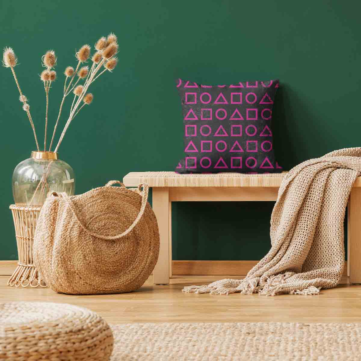 Health Pillow Pink Dalgona Shapes