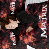 Original therapy blanket - cotton cover red The Matrix lettering