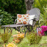 Health pillow white with large pumpkins
