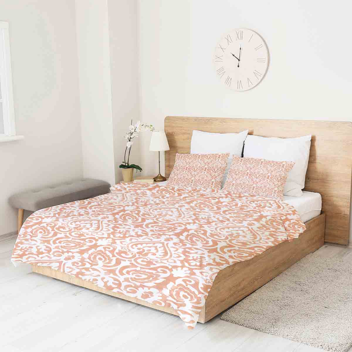 Original therapy blanket - cotton cover boho orange