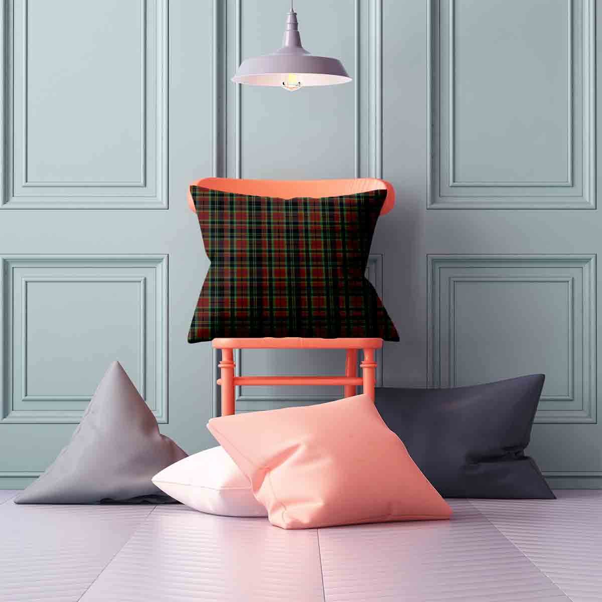 Coussin de santé carreaux de Noël