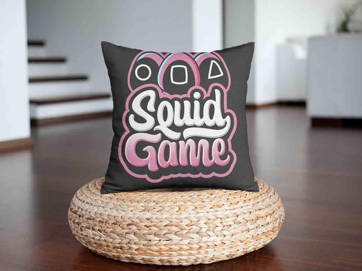 Health Pillow Black Squid