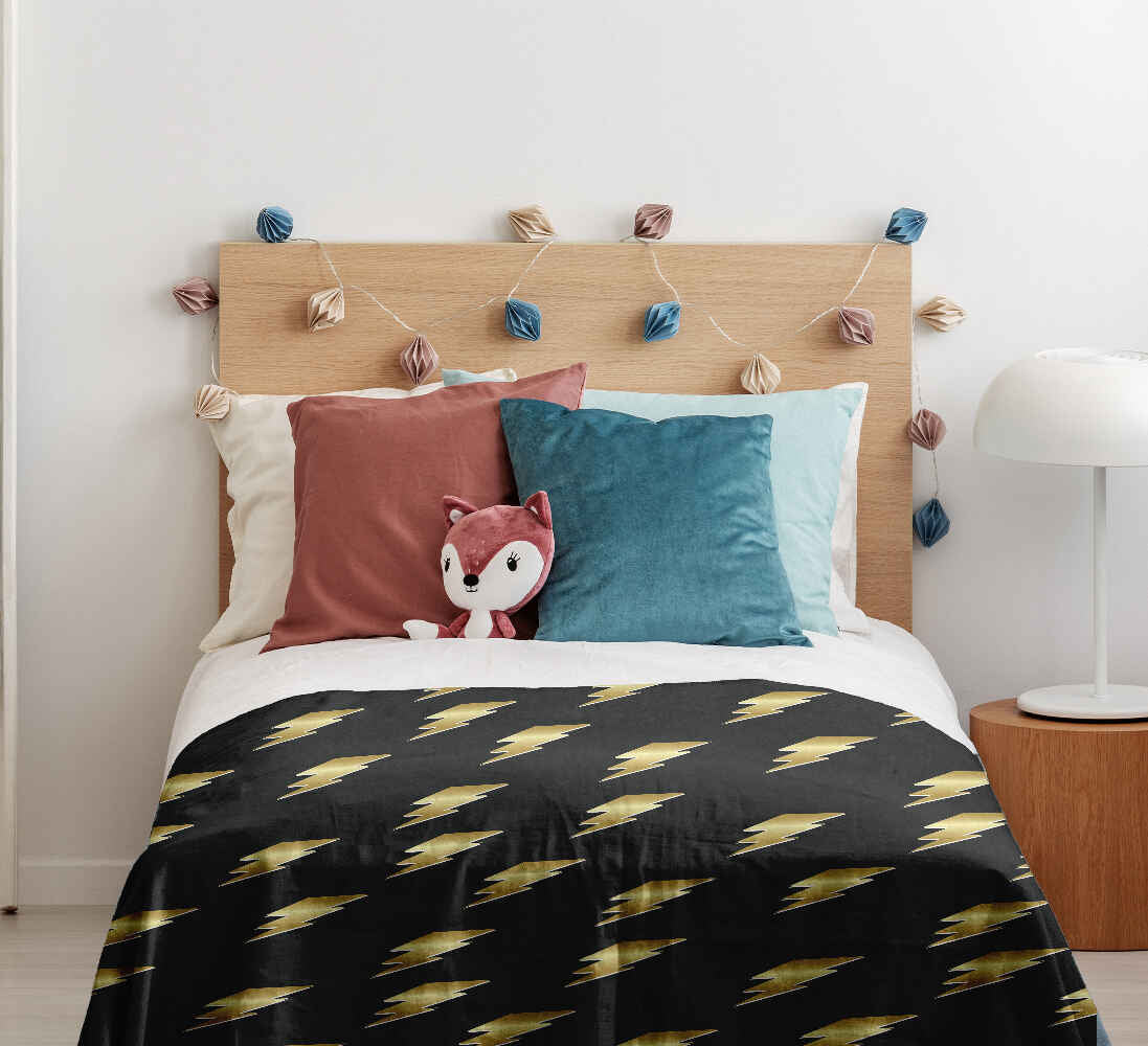 Therapy blankets bedding set black with Harry Blitz