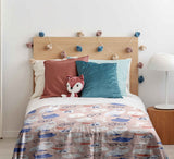 Original therapy blanket - cotton cover with Harry's owl