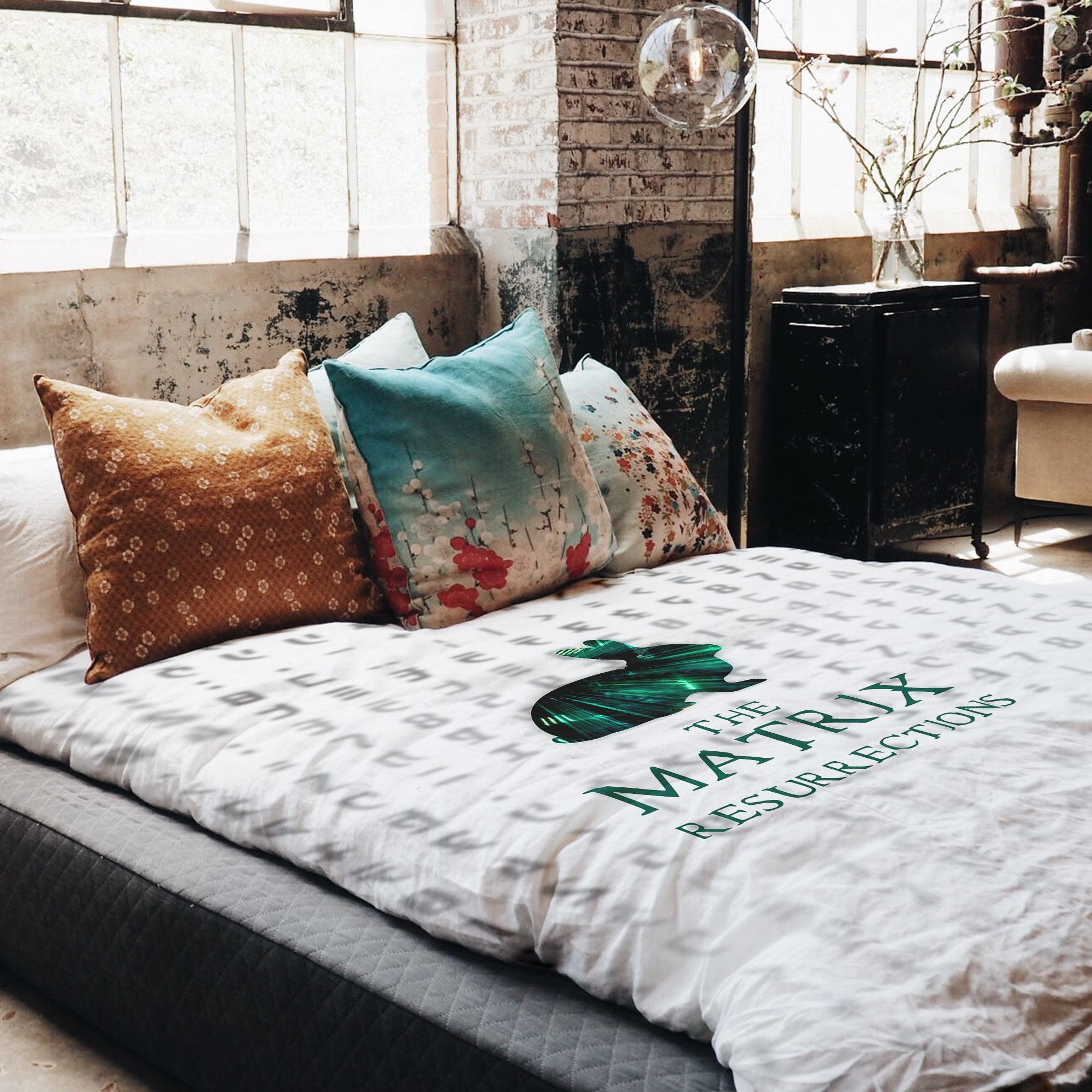 Ensemble de literie couverture thérapeutique blanc Matrix