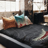 Original therapy blanket - cotton cover gray spiderweb