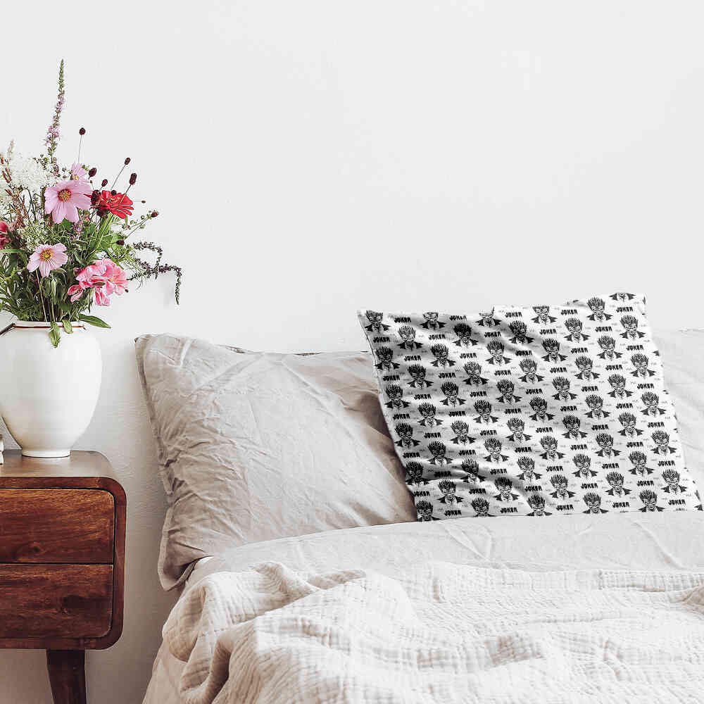 Coussin de santé Joker noir et blanc