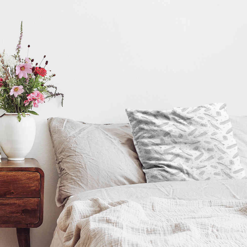 Health pillow gray corn cob