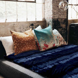 Original therapy blanket - cotton cover blue sound waves