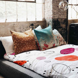 Original therapy blanket - cotton cover abstract circles