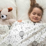 Original therapy blanket - cotton cover hot air balloons