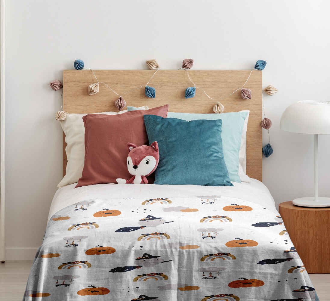 Therapy blankets bedding set white autumn