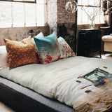 Therapy blankets bedding set tractor in action