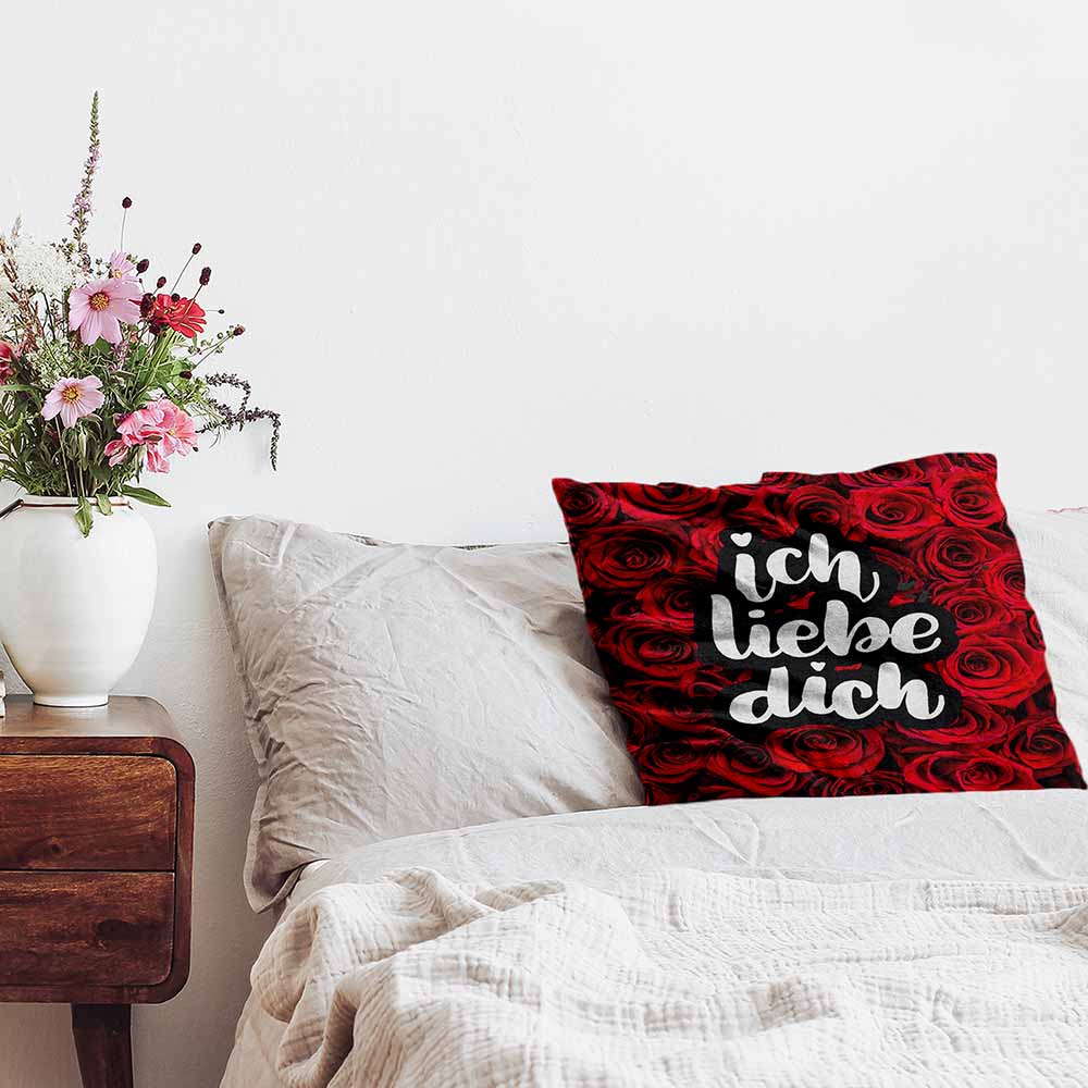 Coussin de santé Roses "Je t'aime"