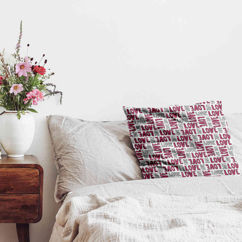 Health Pillow White L.O.V.E