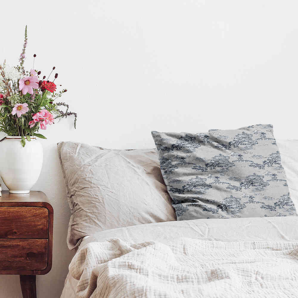 Health Pillow Gray Great Wall of China