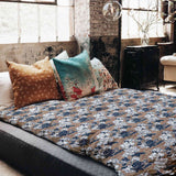 Therapy blanket bedding set with flowers