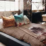 Therapy blankets bedding set tractor in the dust