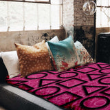 Therapy Blanket Bedding Set Pink Squid