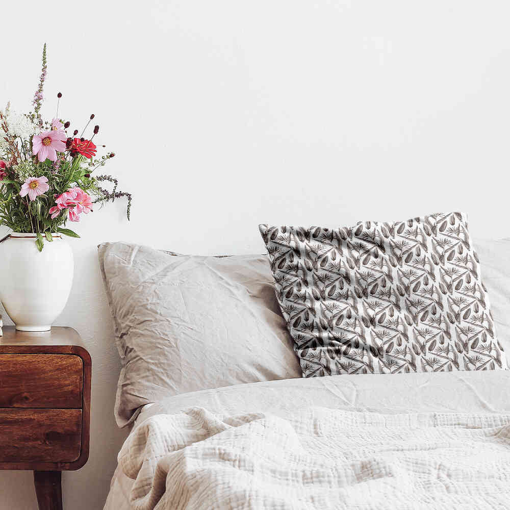 Health pillow white with corn