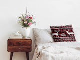 Health pillow with reindeer pattern