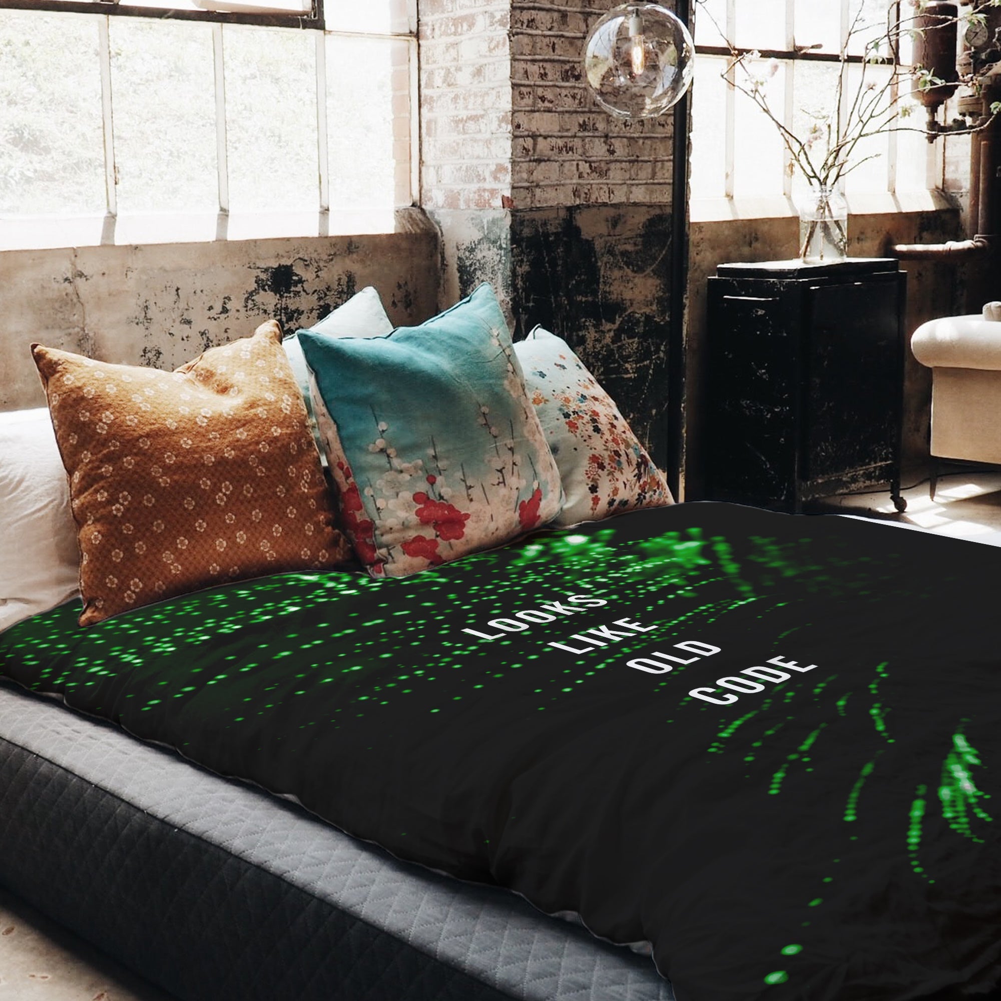Therapy blankets bedding set green Looks Like