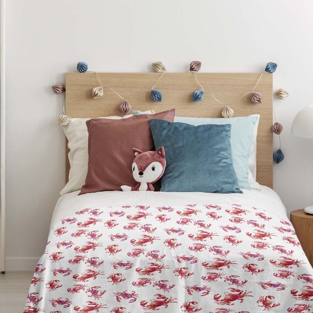 Couverture thérapeutique originale - Housse en coton Crabes