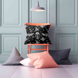 Health pillow, black, creepy dragonfly