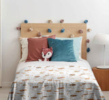 Original therapy blanket - cotton cover white with Schnatz