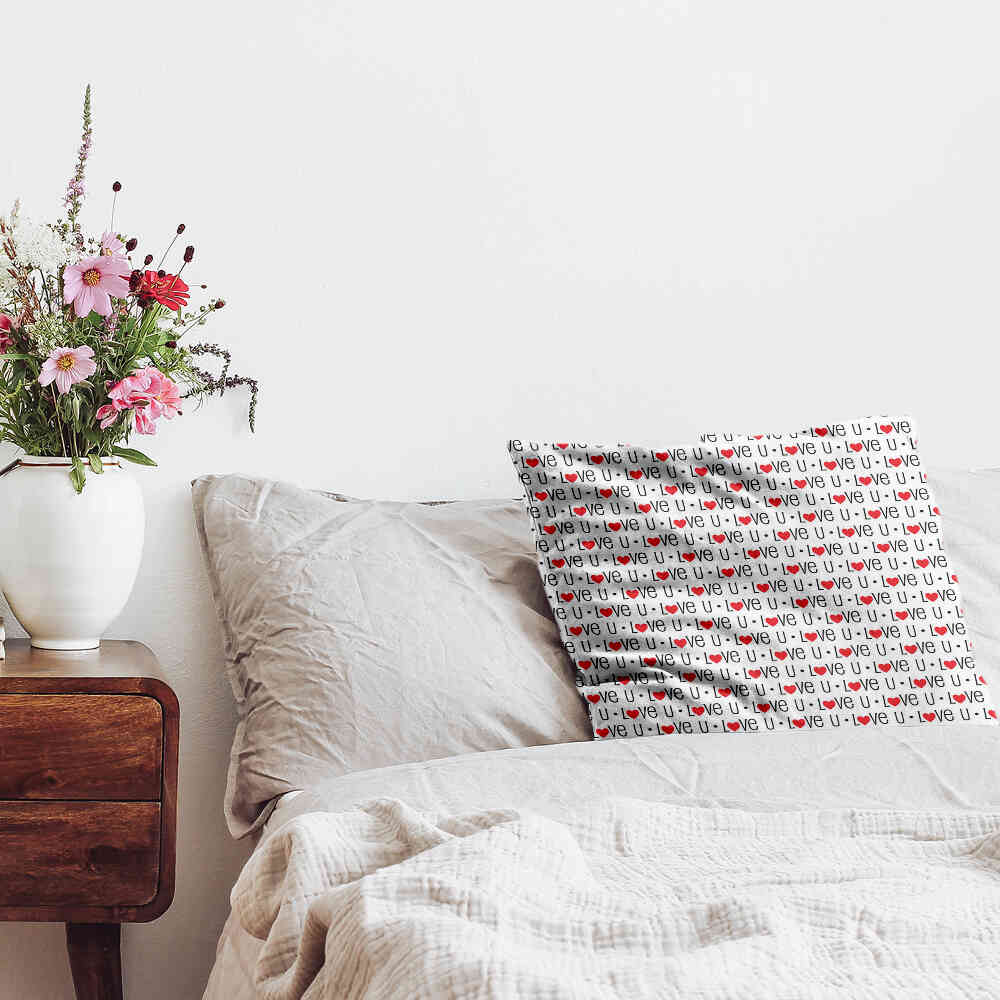 Coussin de santé blanc Love U