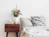 Health pillow, white mistletoe branches