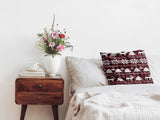 Health pillow Karo with Christmas motifs