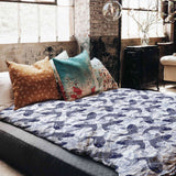 Original therapy blanket - cotton cover blue kois