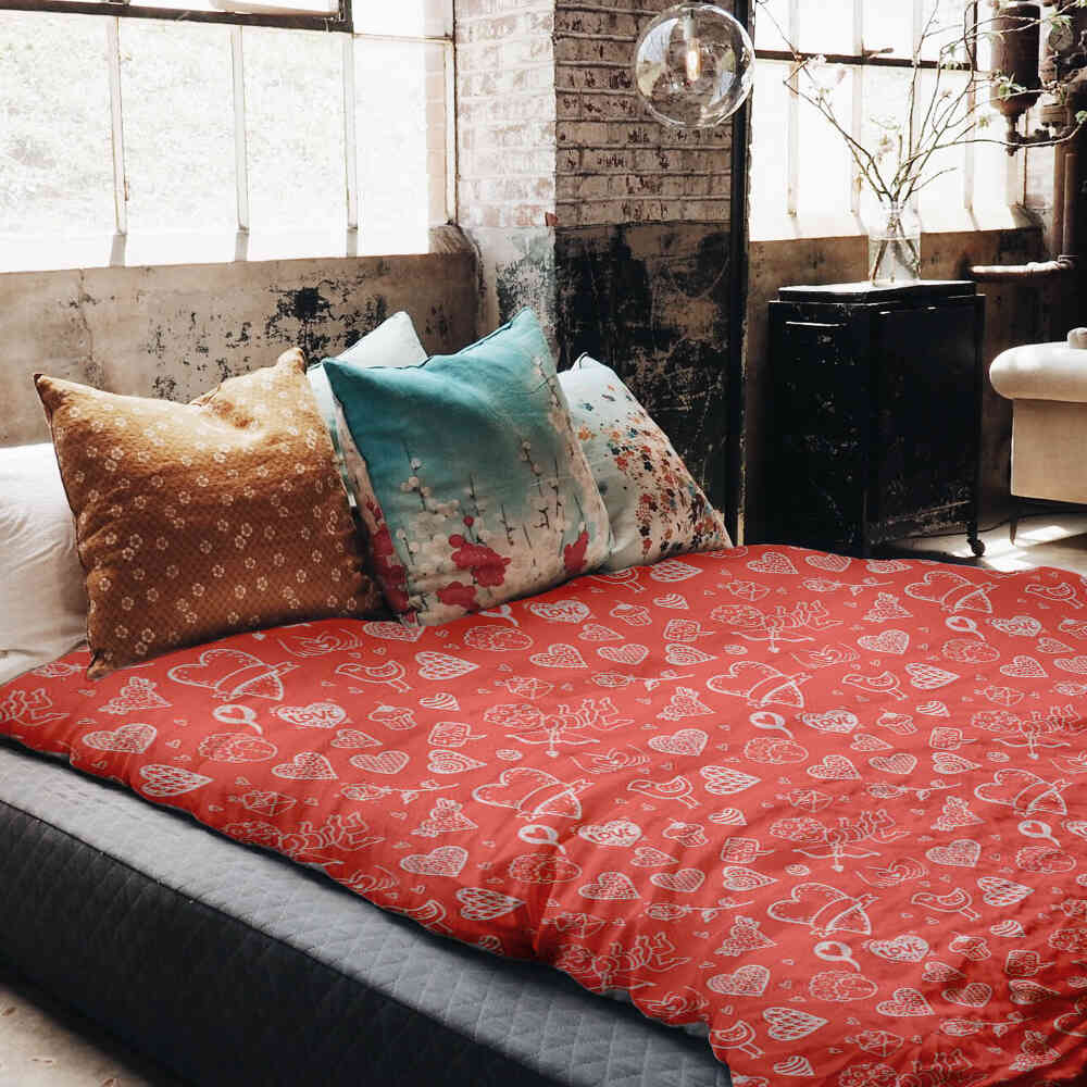 Therapy blankets bedding set Amor and love arrow