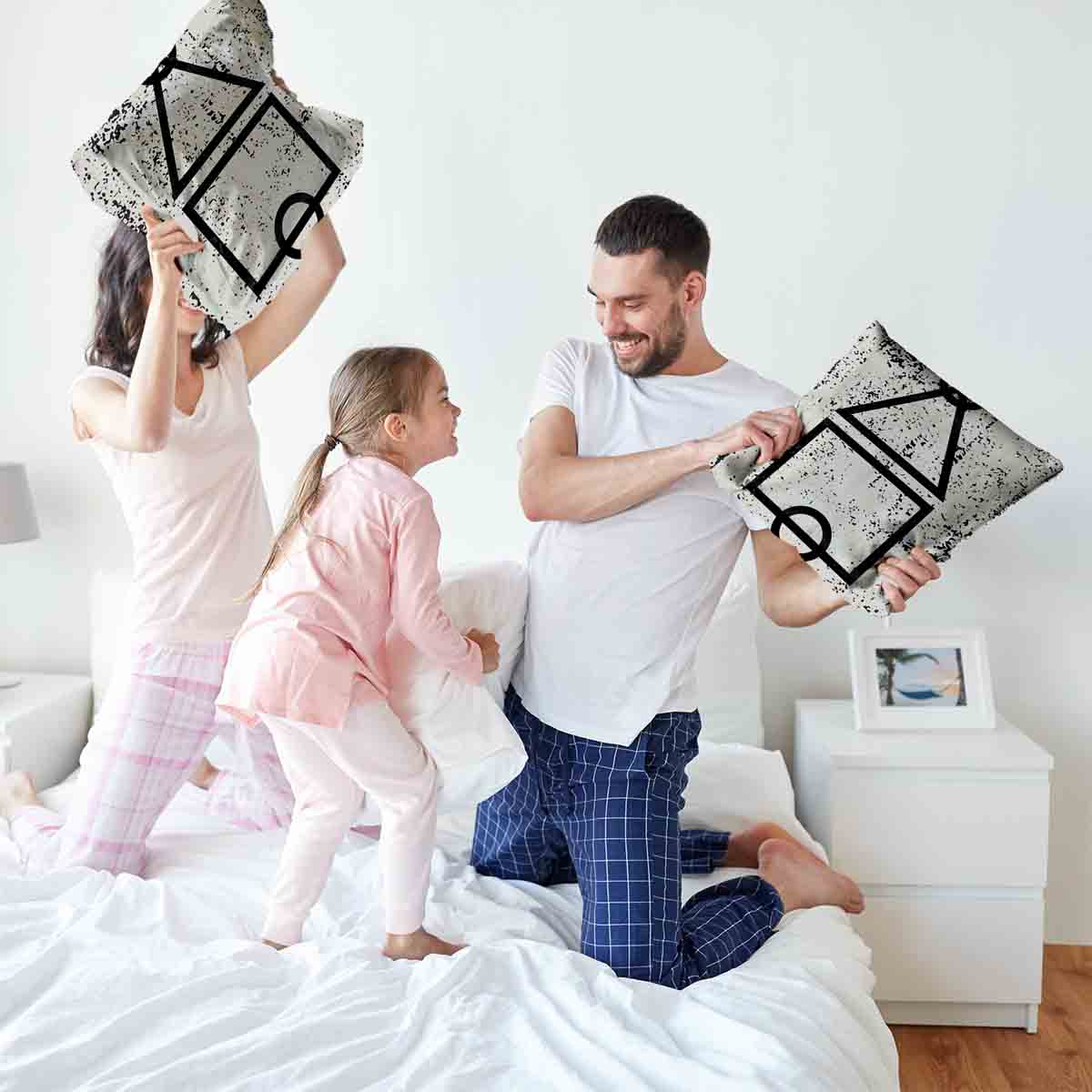 Health Pillow White Dalgona Shapes